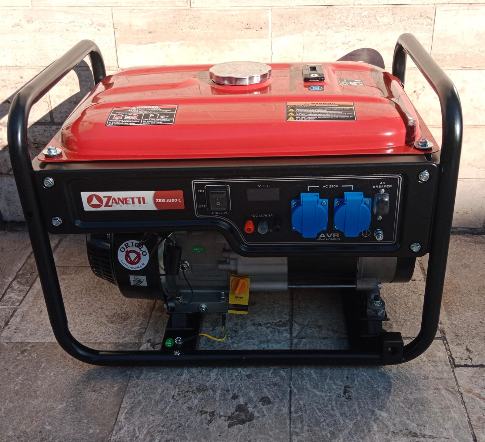 GRUPPO ELETTROGENO 3.3 KW A BENZINA